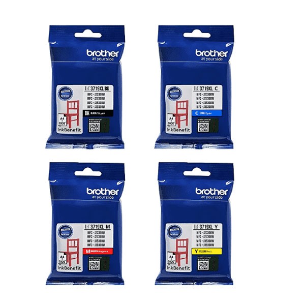 Brother LC3719XL Full Set 4 Color Original ink Cartridge