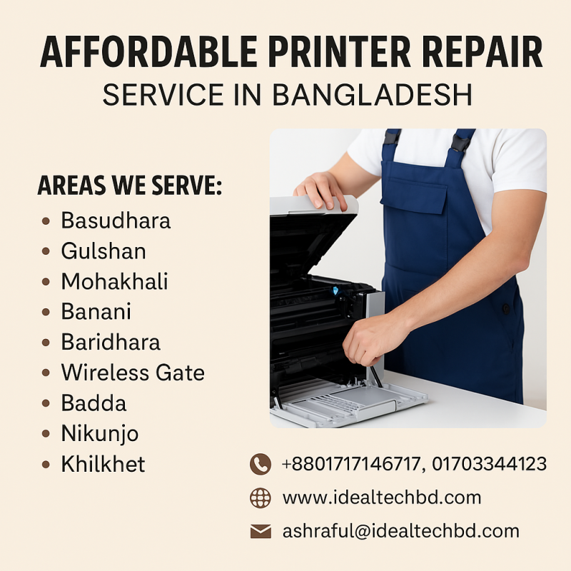 Affordable Printer Repair Service in Dhaka