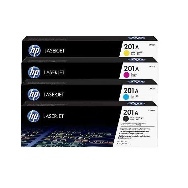 HP 201A Original CMYK Full Set Toner Cartridge