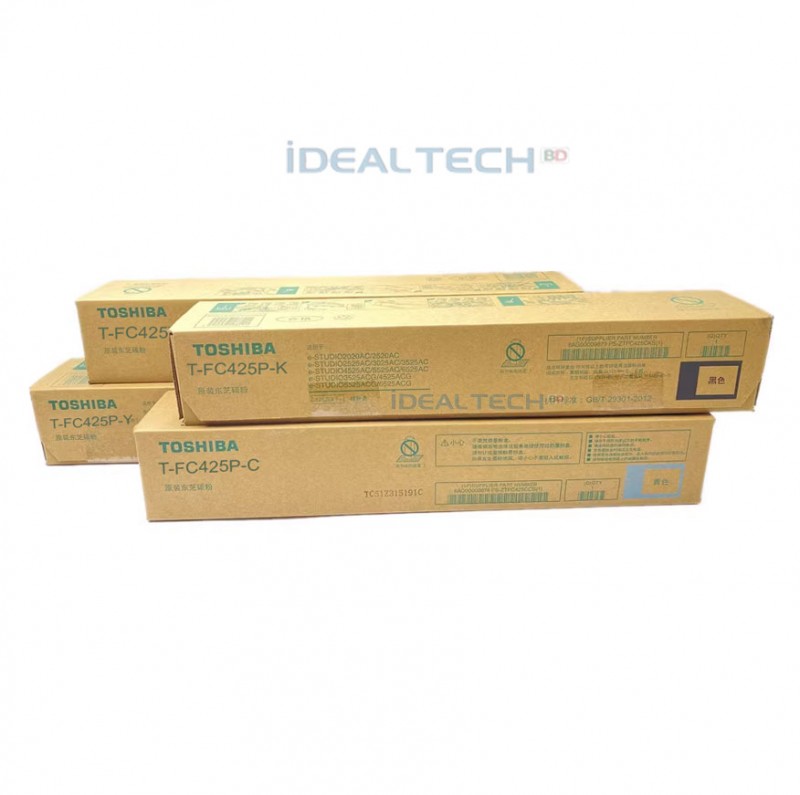 Toshiba T-FC425P-CMYK Full Set Color Toner Cartridge