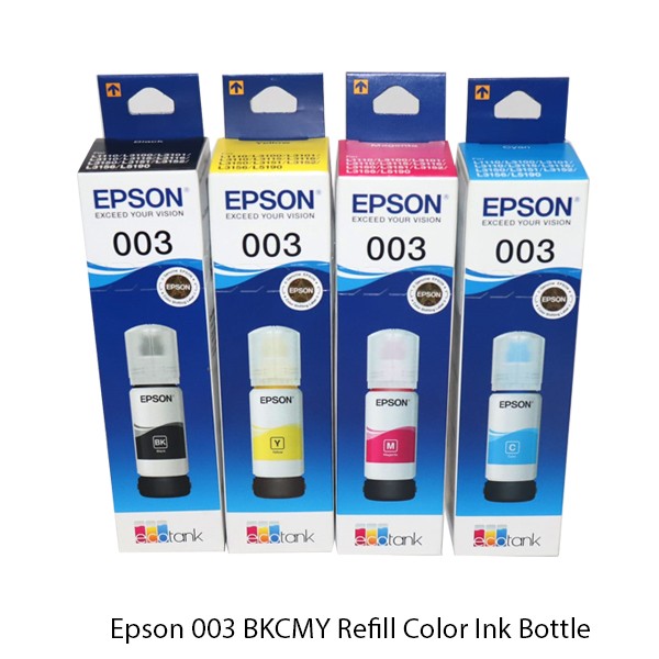 Epson 003 BKCMY Full Set Refill Color Ink Bottle