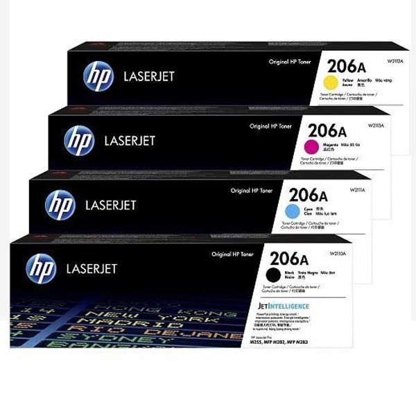 HP 206A CMYK Full Set Original Toner Cartridge
