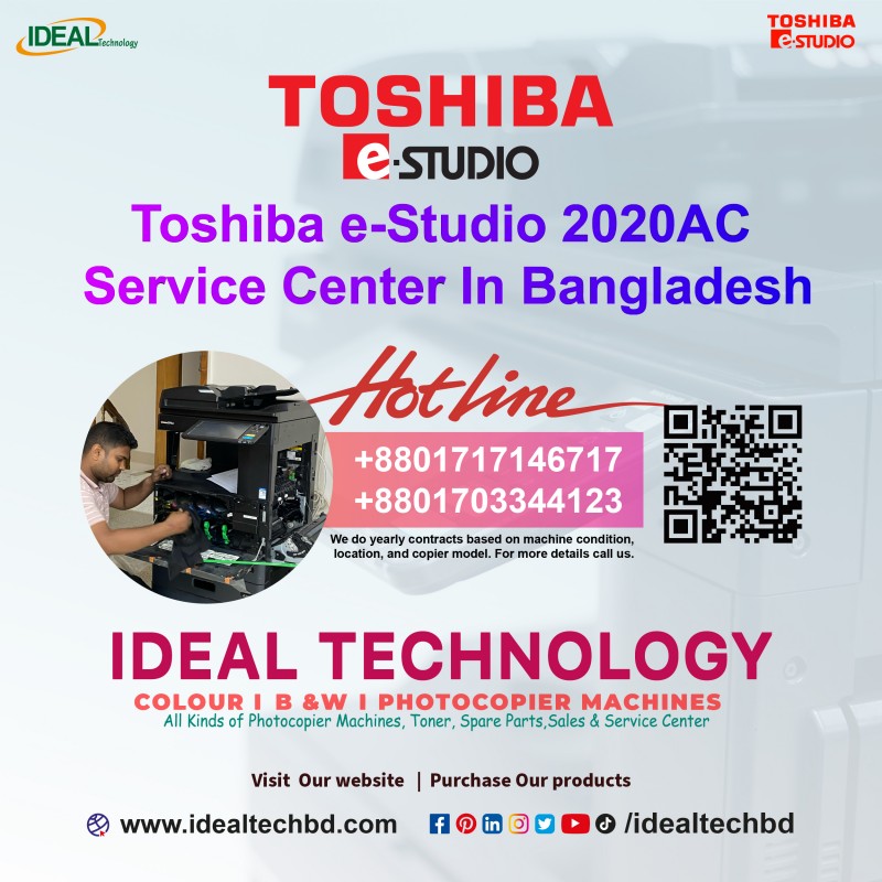 Toshiba e-Studio 2020AC Color Copier Service in Dhaka