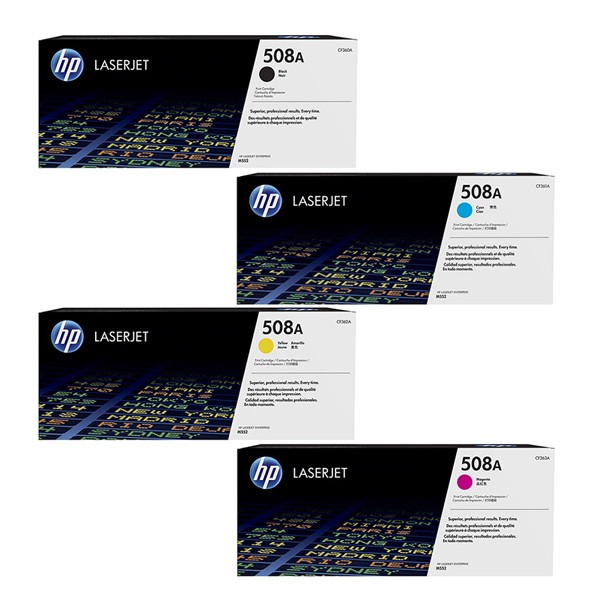 HP 508A CMYK Full Set Original Toner Cartridge