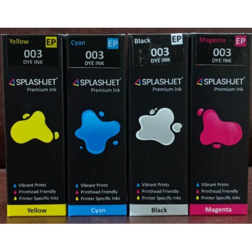 Splashjet 003 CMYBK Premium Full Set Ink